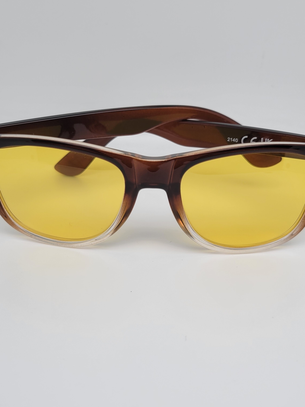 Brown Frame Yellow Lens Women's Sunglasses